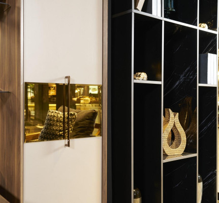 Moderne luksus garderobe i soveværelsesmøbelstil