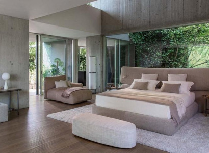 Moderne polstret seng Comfort Dormire elegant luksusseng