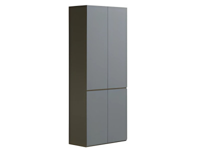 Moderne grå kontorskab uden håndtag, enkel konstruktion