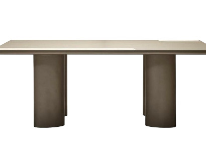 Elegant moderne træ spisebord