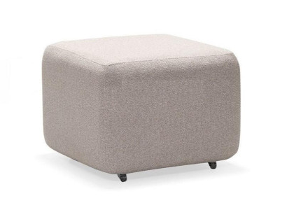 Elegant moderne pouf beige