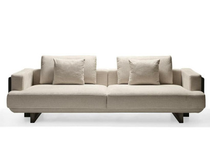 Beige stof 3-personers sofa Nová