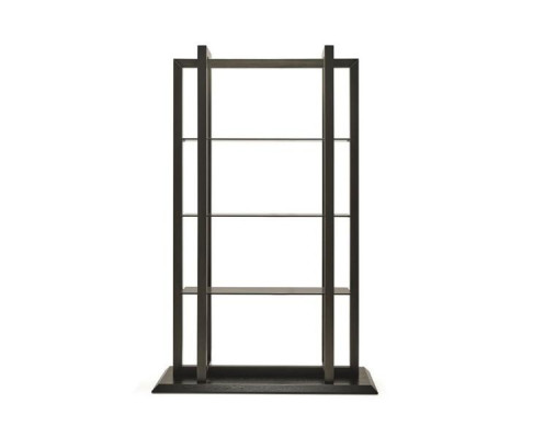 Elegant brun træhylde