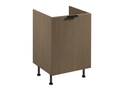 Skab til køkkenet foran under bordpladen individuel træ