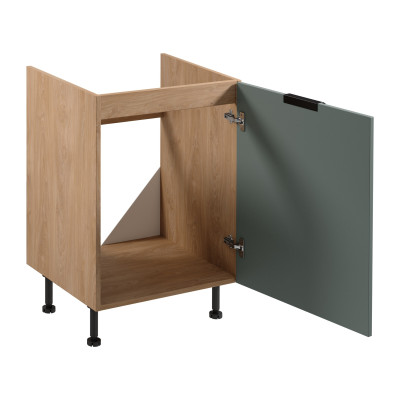 Modulær køkkenskab med frontpanel