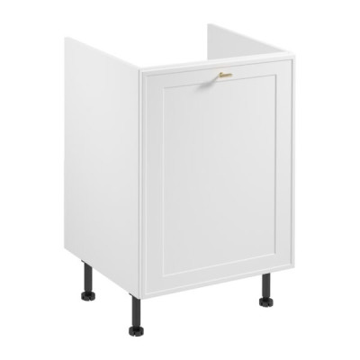 Mobil, hvidt modulært køkkenskab