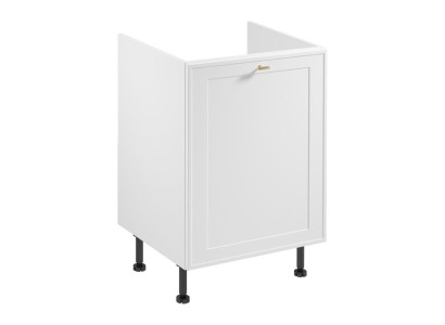 Mobil, hvidt modulært køkkenskab