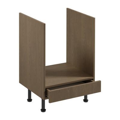 Modulær base til køkkenskab med ovn