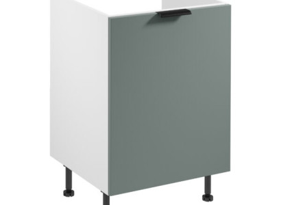 Hvid skab til sortering af køkkenaffald