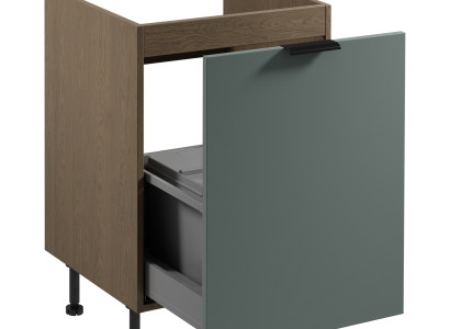 Møbel med affaldsspand