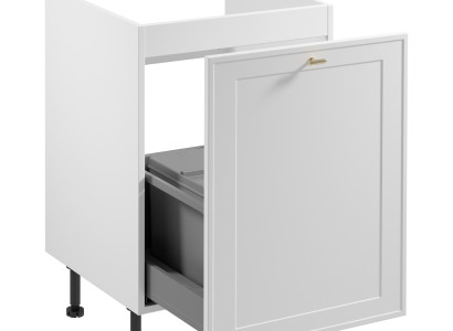 Mobil affaldskurv med skuffe, sorteringsskab