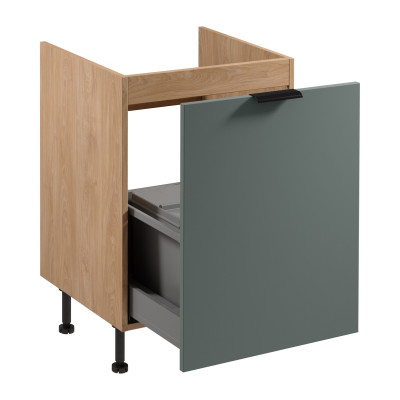 Modulær affaldsbeholder med skuffe