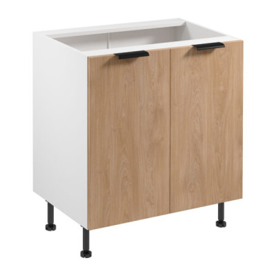 Mobil køkken med døre, hvid