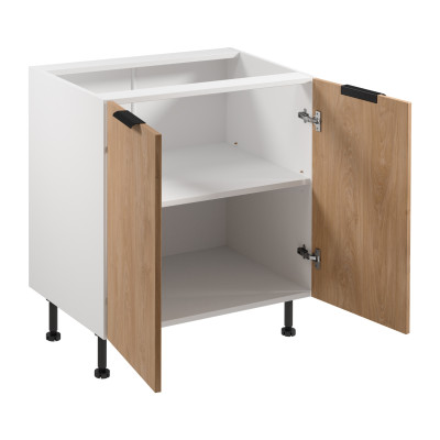 Mobil køkken med døre, hvid