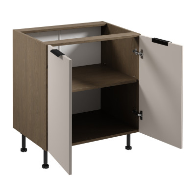 Køkkenmøbel i træ med skuffer