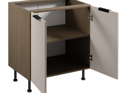 Køkkenmøbel i træ med skuffer