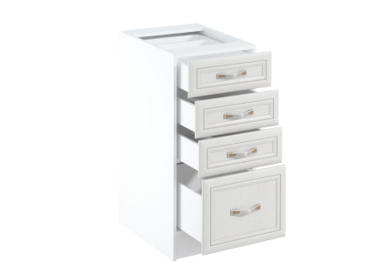 Mobil køkken med skuffer og hylder