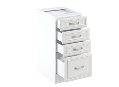 Mobil køkken med skuffer og hylder