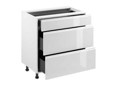 Mobil køkkenbord med skuffer