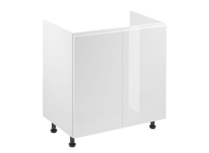 Skinnende mobil skab under køkkenvask