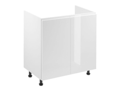 Skinnende mobil skab under køkkenvask