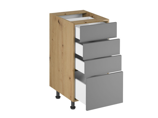 Kommode med skuffer til køkken