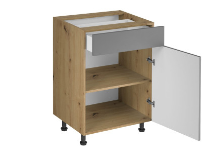 Mobil under-sink bord med skuffer og hylder til køkken