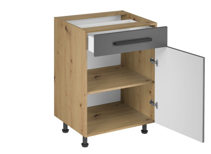 Mobil køkken med skuffe og indvendige hylder