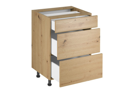 Mobil køkken med 3 skuffer