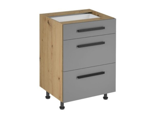 Mobil køkken med træskuffer