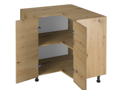 Køkkenskab i hjørne