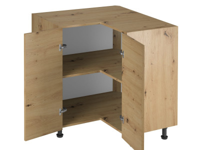 Køkkenskab i hjørne