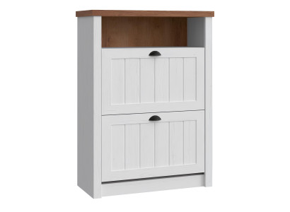 Sko skab med døre, sko skab, møbel med dobbelt skillevæg