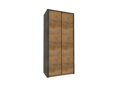 Tekstilskab med tøjstang