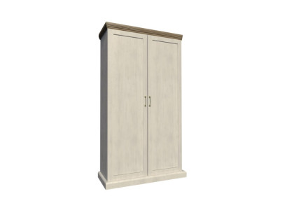 Tekstilskab, multifunktionelt skab med tøjstang