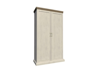 Tekstilskab, multifunktionelt skab med tøjstang