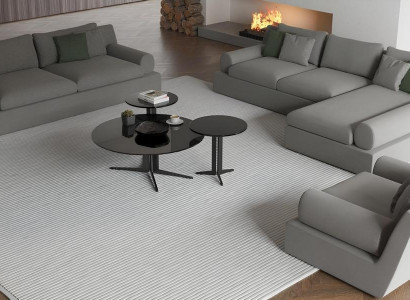 Hjørnesofa til 3 personer med komfortabel stol og funktionalitet