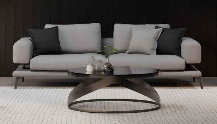 Moderne tre-personers sofa, blød, komfortabel, ideel