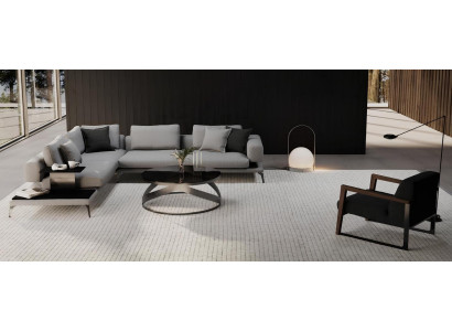 Hjørnesofa med Comfort lænestol og funktionalitet - i detaljer