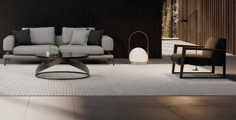 Sofa med lænestol til stuen komfortteknologi ved hver siddeplads