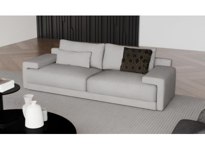Elegant sofa med en komfortæstetik i hver detalje