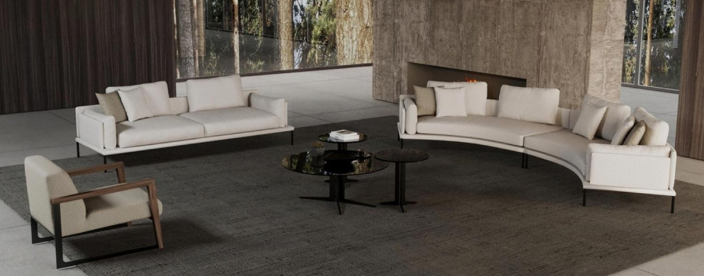 Moderne og elegant geometrisk sofa