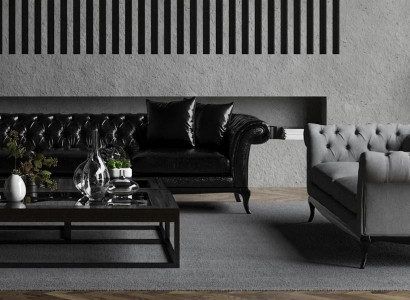 Moderne og elegant 2-personers sofa til din stue
