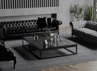 Sofamøbel sæt 2x sofa med moderne og elegant design