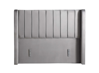 Elegant seng med madras i beige materiale