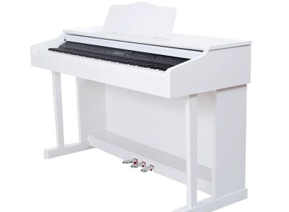 Digitalt klaver Stage Piano Glans hvid Digitalt klaver Stage Piano Glans hvid