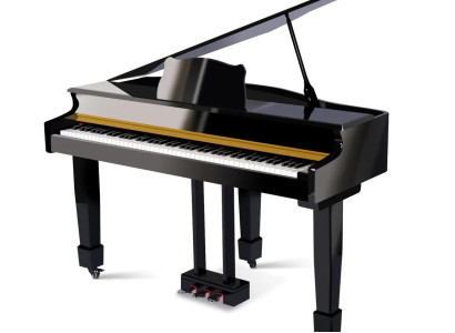 Sort digital klaver Sort digital klaver