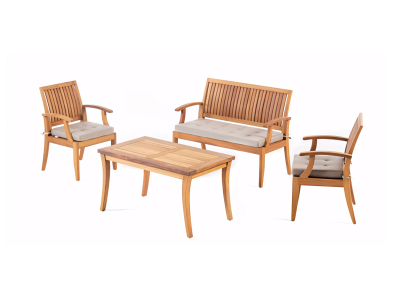 Møbelensemble til haven med komfort og stil til din terrasse