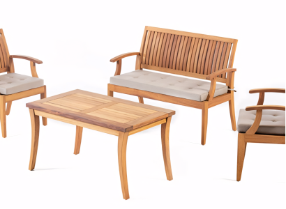 Møbelensemble til haven med komfort og stil til din terrasse