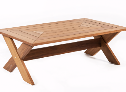 Simpel stillet lavt bord, maksimal komfort